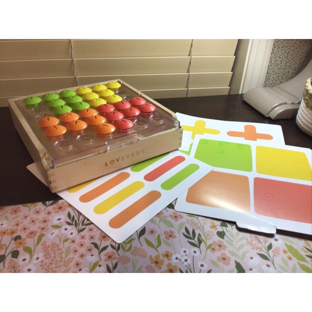 Lovevery Mosaic Button Board from The Companion Kit
